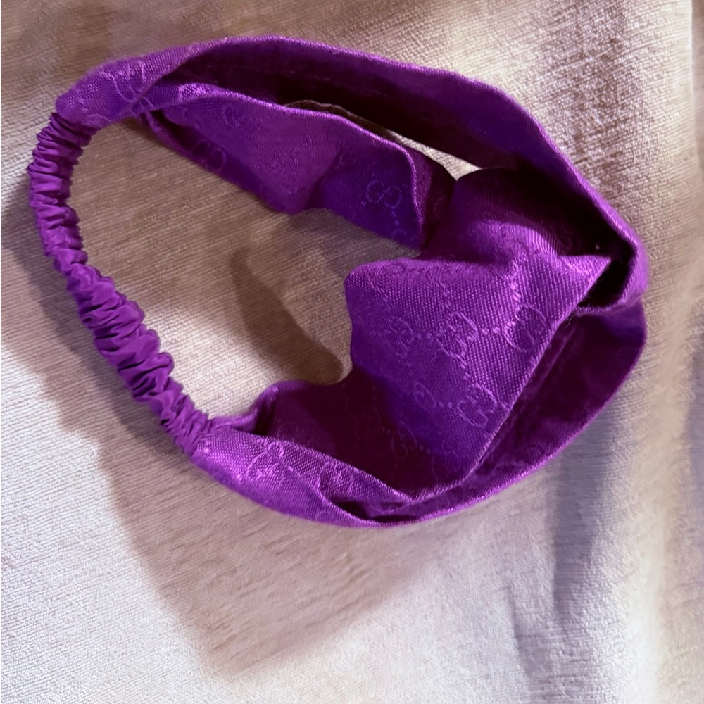 Gucci fabric Lavender Logo Headband - Picture 3 of 4
